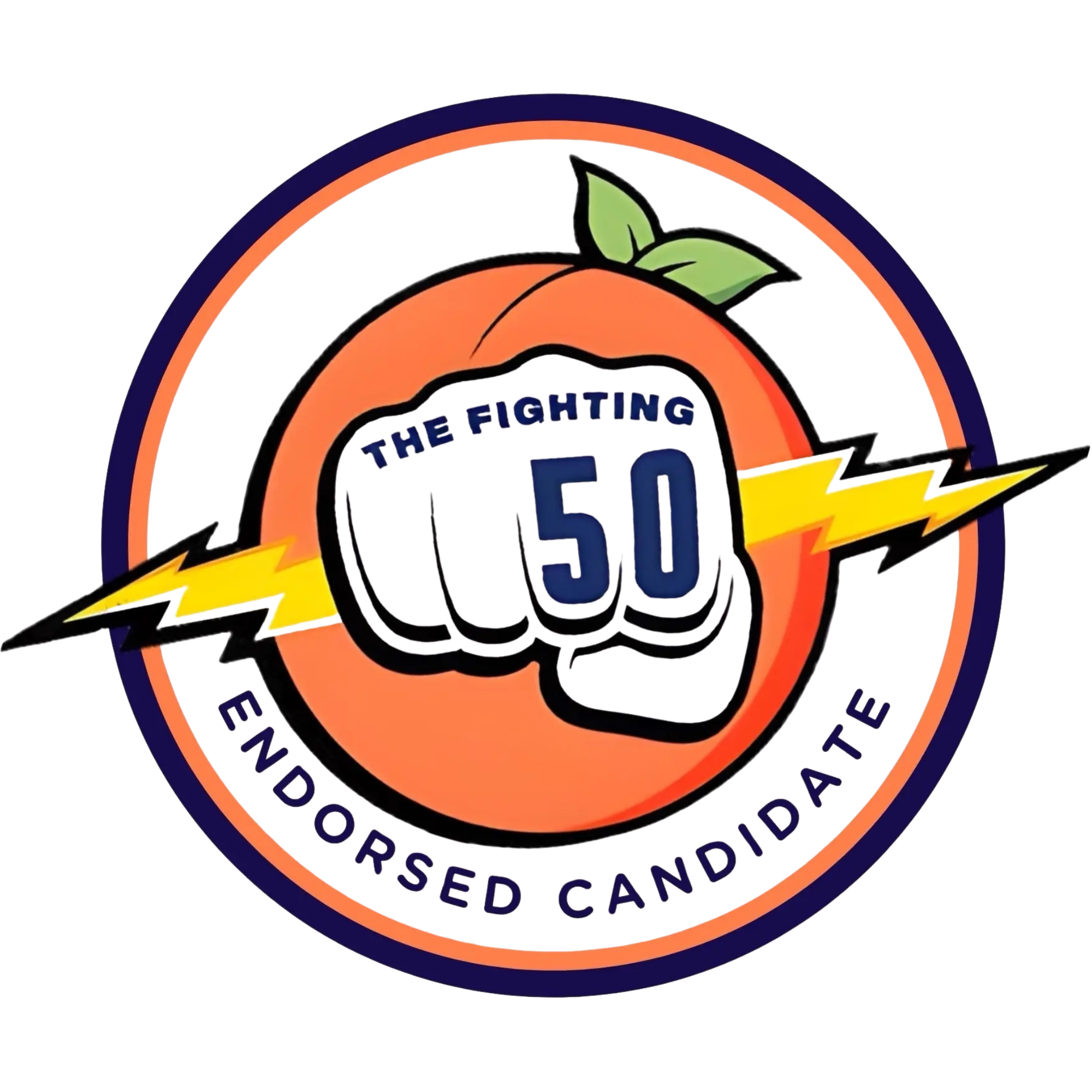 Fighting Fifty endorsed candidate logo for Scott Soracco